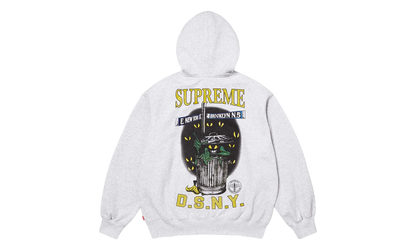 DSNY Zip Up Hooded Sweatshirt "SS26 - Ash Grey" SU27114