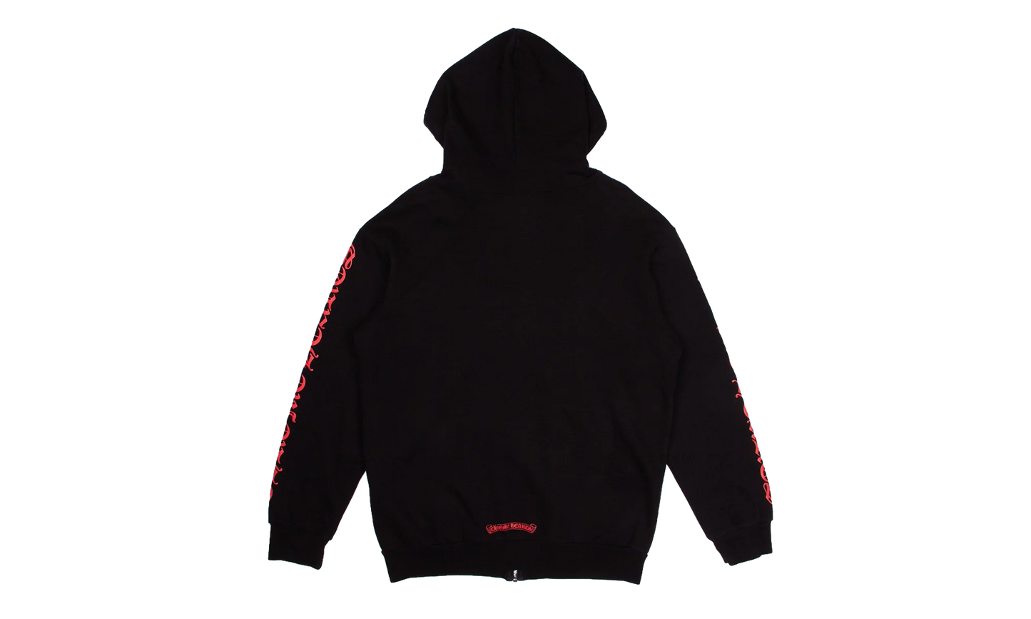 DAGGER LOGO ZIP UP HOODIE "Red" CHRM0758