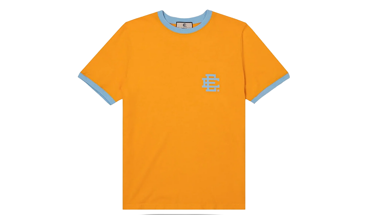 EE RINGER T-SHIRT "SS23 - Dark Yellow/Pale Blue" EE521