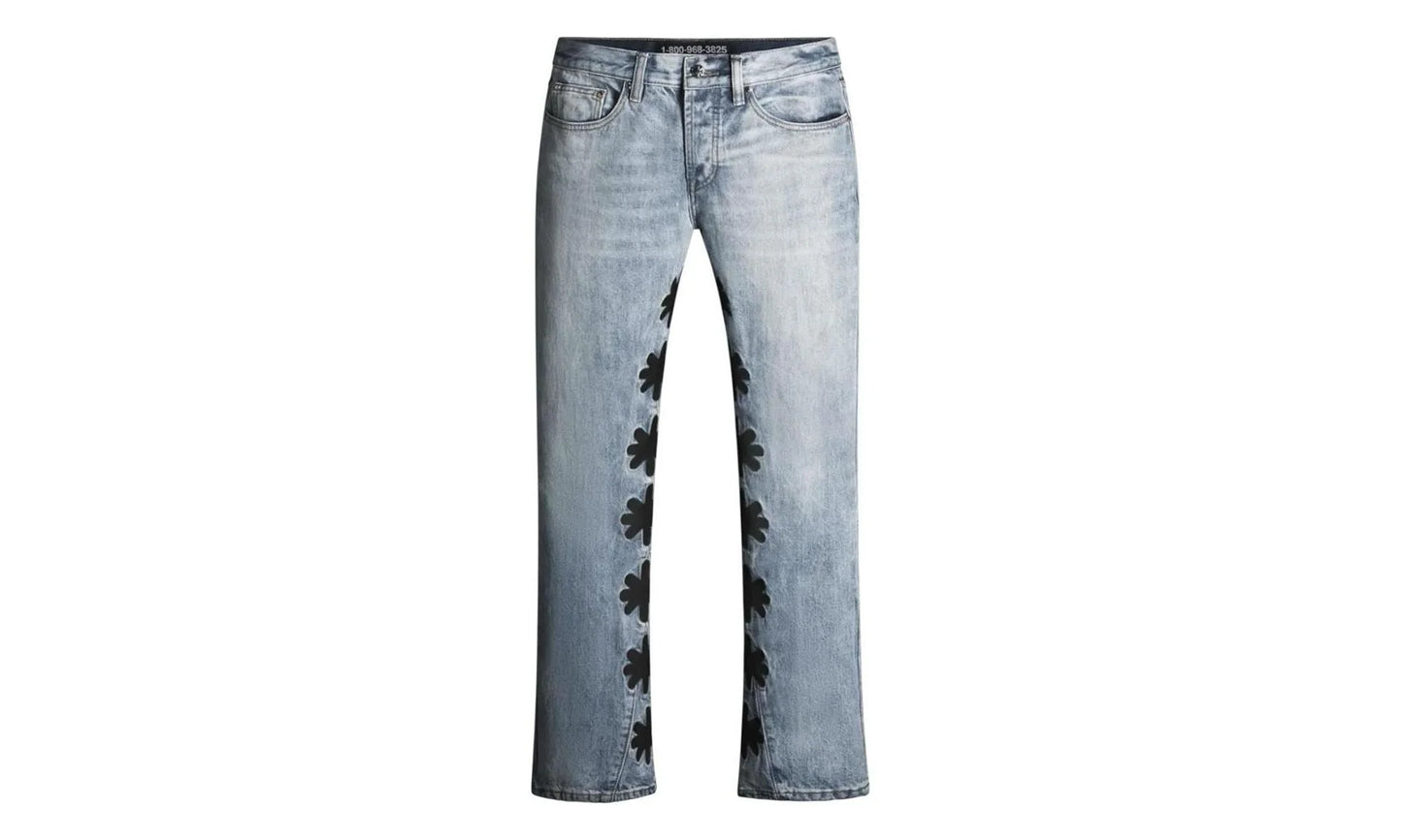 Drkshdws Light Wash Denim Pants "Black" 10032646