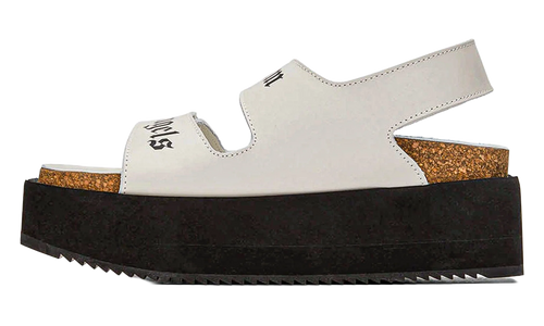 Logo Sandals "White" PWIH005S22LEA0010110