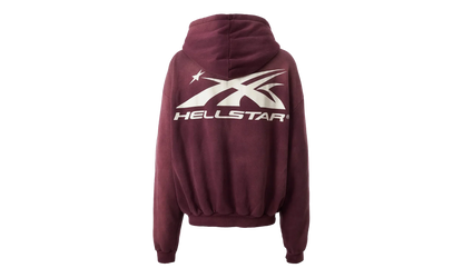 HS Logo Zip Up Hoodie "Burgundy" HSR122