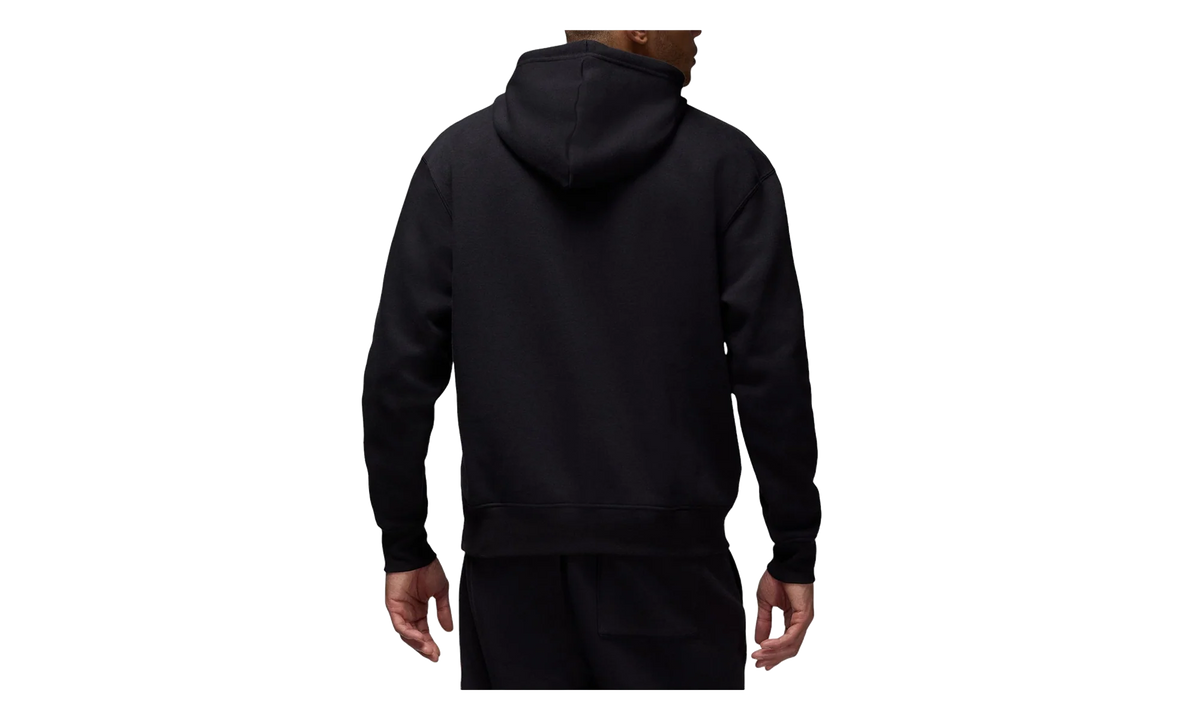 Jordan Essentials Fleece Hoodie "Black / Gym Red / Gym Red" FD7545 013