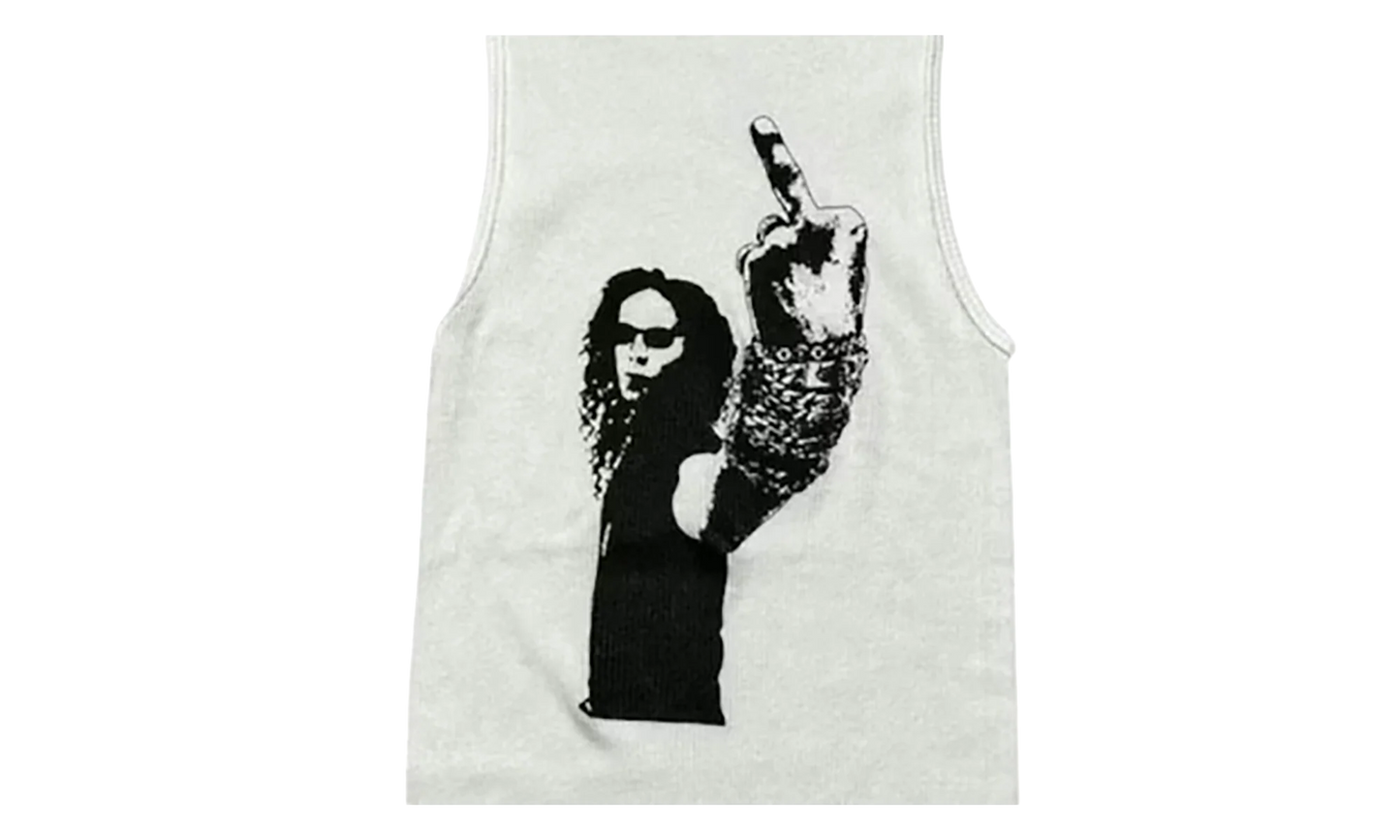 Richard Stark Middle Finger Tank "White" CHRM1139