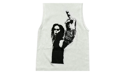 Richard Stark Middle Finger Tank "White" CHRM1139