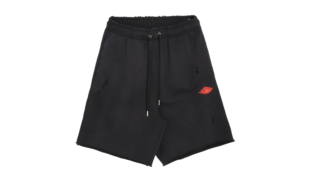 Rare Air French Terry Shorts "Black / Chile Red" IF1411 010