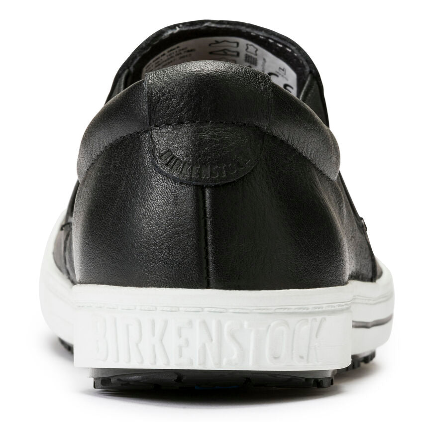 QO 400 Leather Slip On Shoe in Black