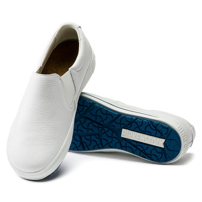 QO 400 Leather Safety Shoe in White