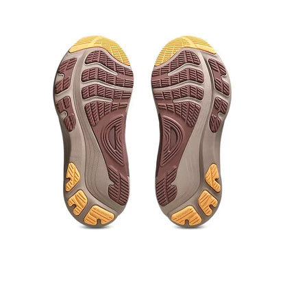 Women's Gel-Kayano 32 Running Shoes Wide in White/Orange Glow
