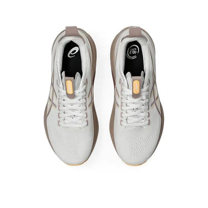 Women's Gel-Kayano 32 Running Shoes Wide in White/Orange Glow