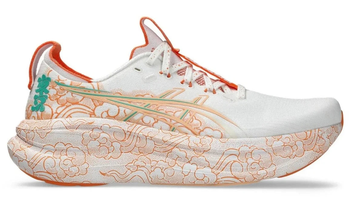 Gel Nimbus 28 Tokyo White/Apricot Crush