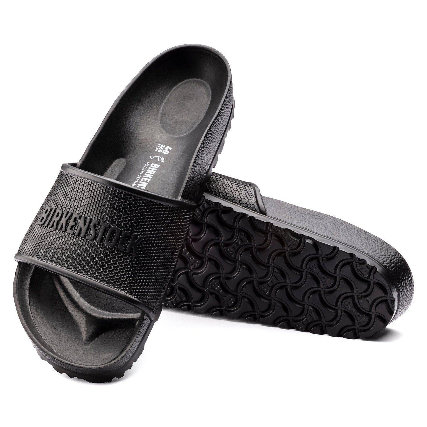 Barbados Eva Sandal in Black