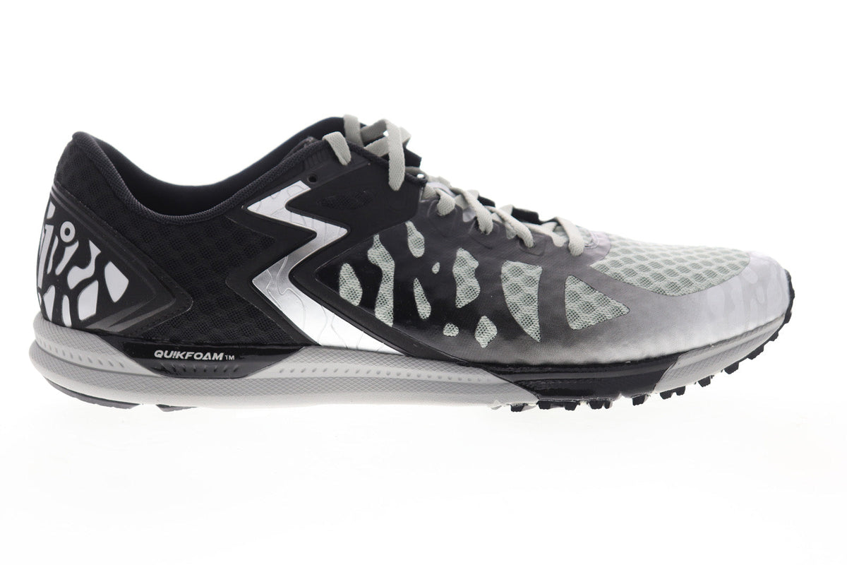 Chaser Mens Silver Gray Mesh Low Top Athletic Cross Training Shoes