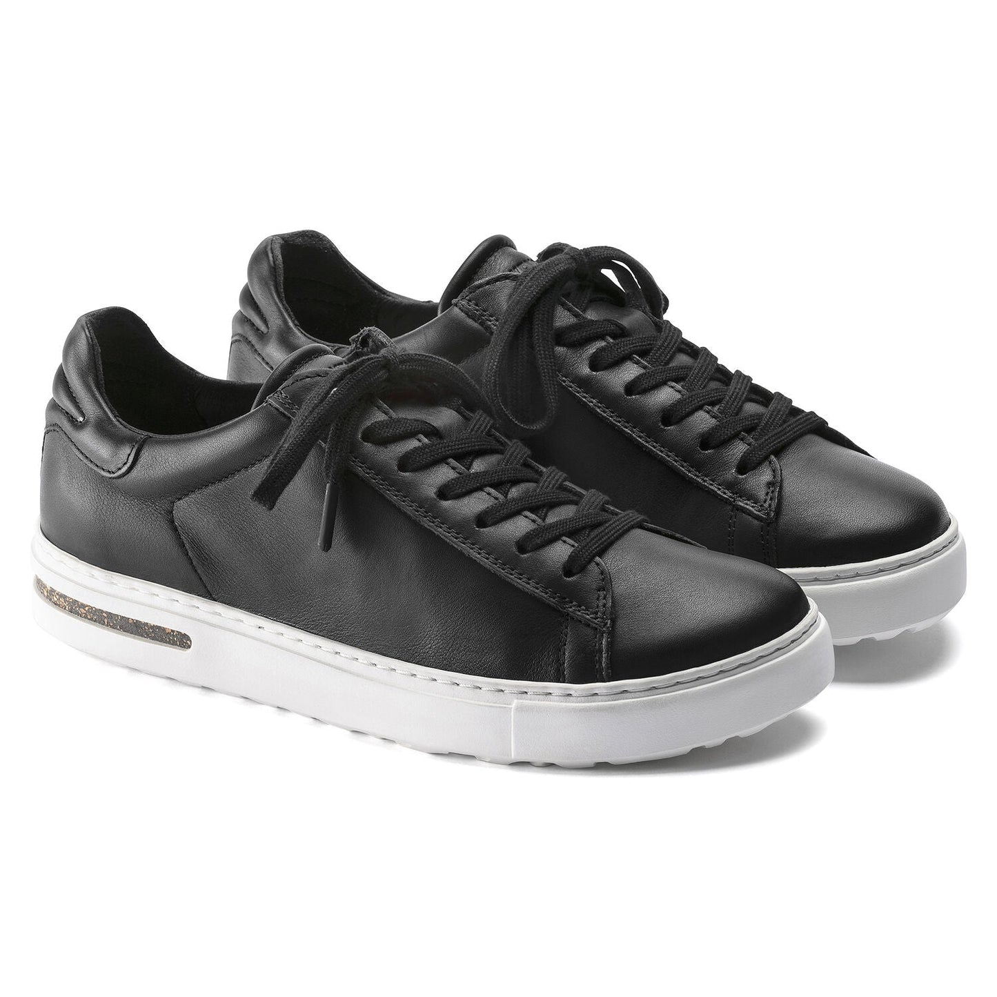 Bend Leather Low Sneaker in Black