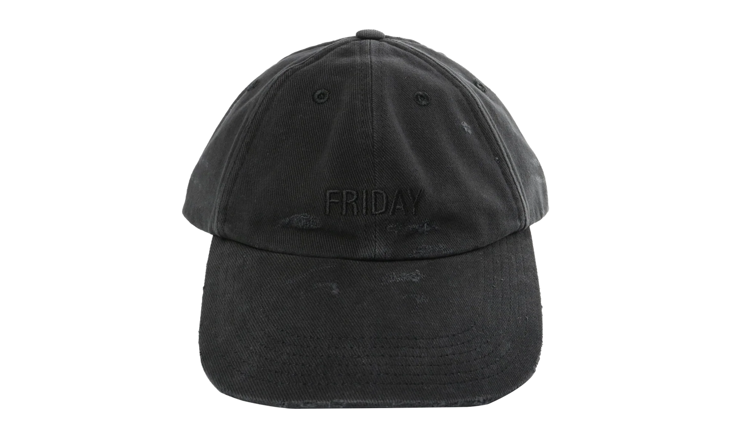 Friday Distressed Cap "Black" UE76CA326B BLAC