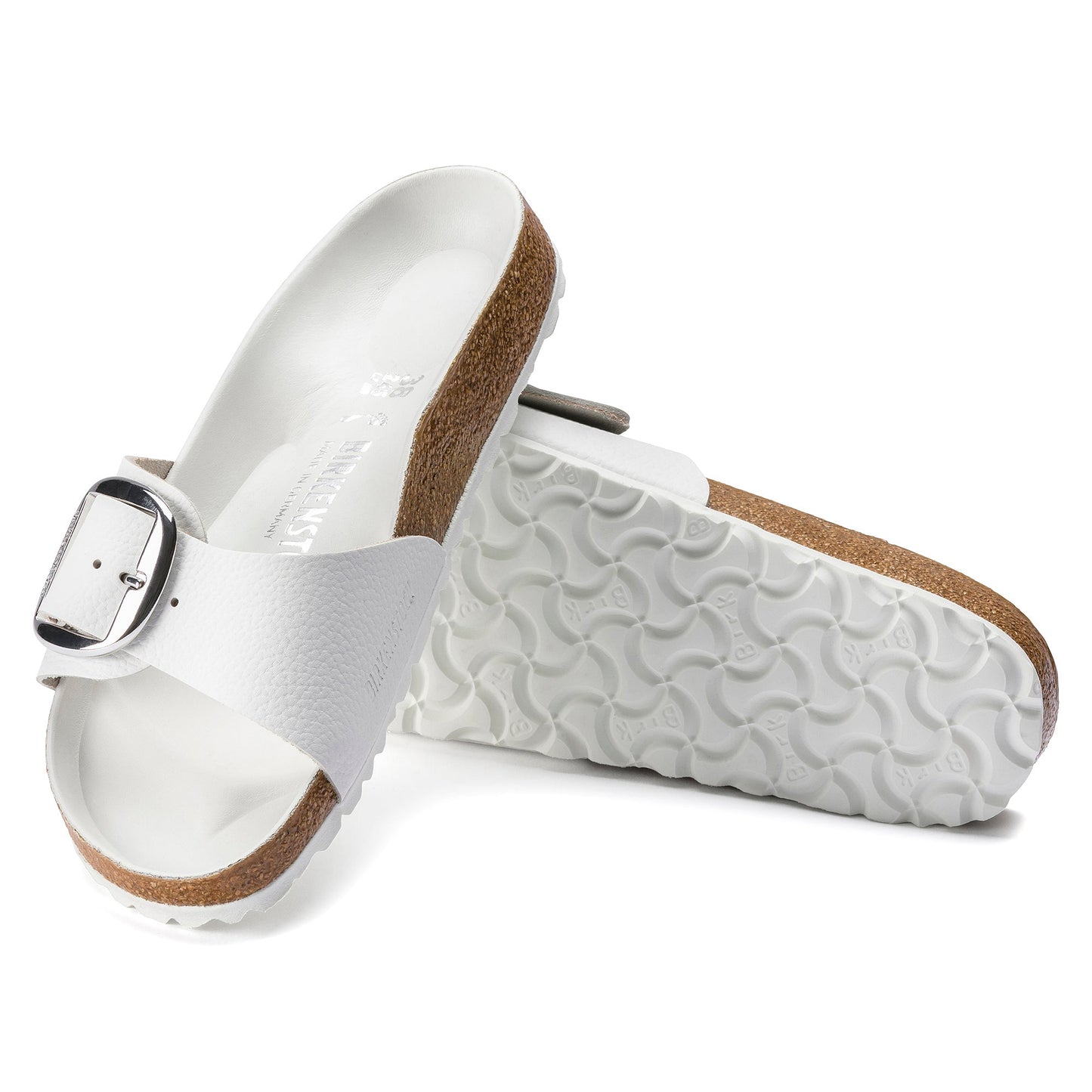 Madrid Big Buckle in White
