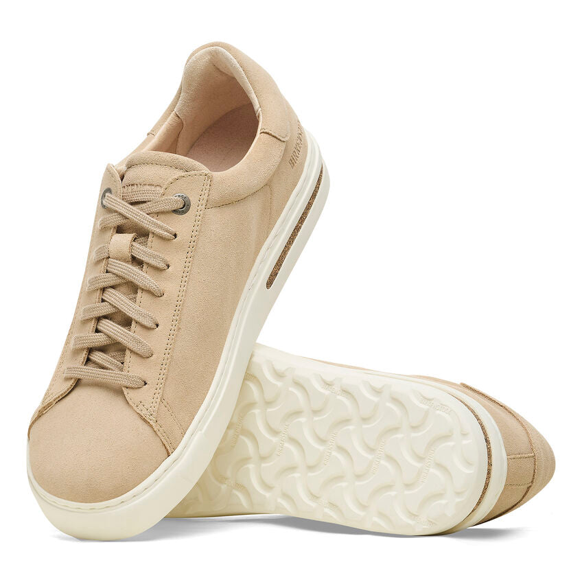 Bend Low Suede Leather Sneaker in Sandcastle