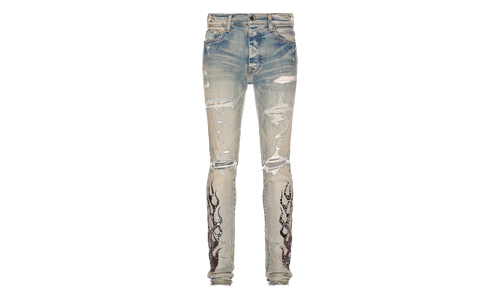 Bandana Flame Jeans "Clay / Indigo / Black" PS22MDS192 464