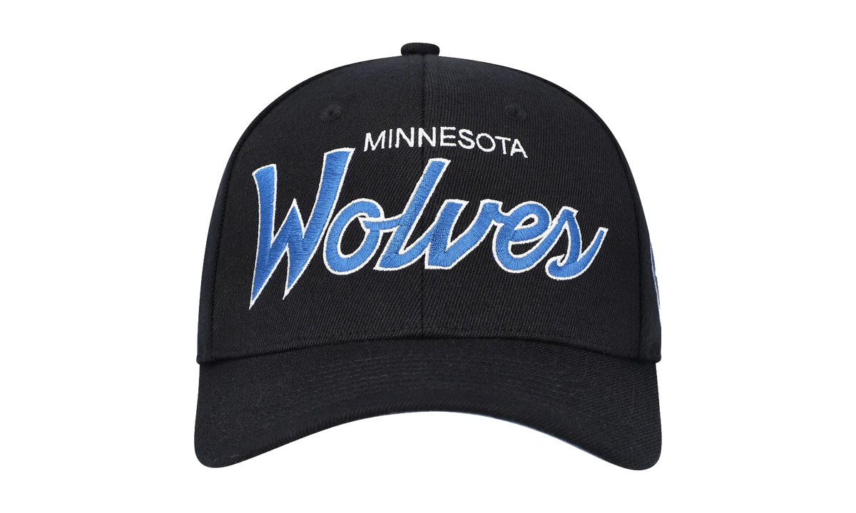 NBA Team Script 2.0 Stretch Snapback Cap "Minnesota Timberwolves - Black" HHSS3281 MTIYYPPPBLCK