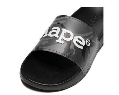 AAPE Black Camo Slides