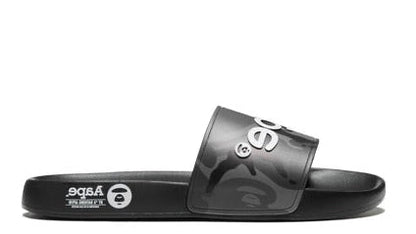 AAPE Black Camo Slides