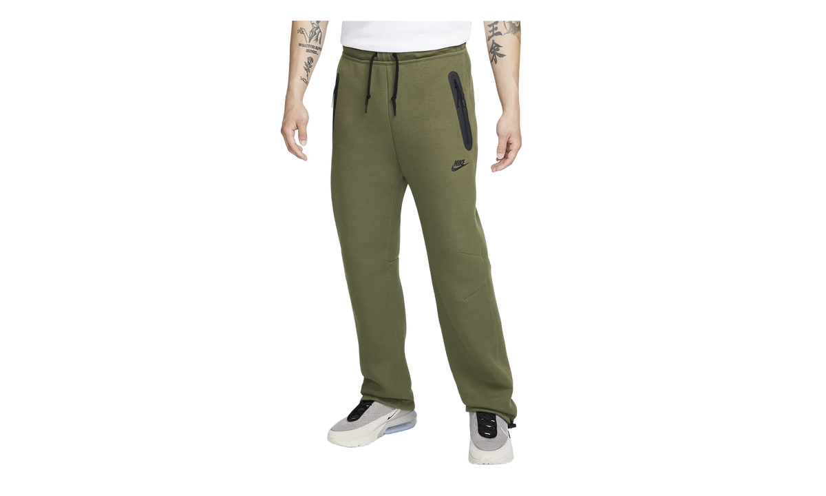 Sportswear Tech Fleece Open-Hem Sweatpants "Medium Olive/Black" FB8012 222