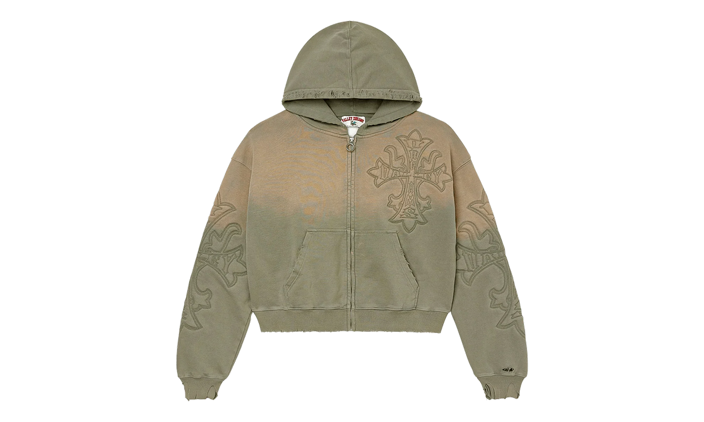 Vale Forever Carver Zip Up "Green'" VAL33