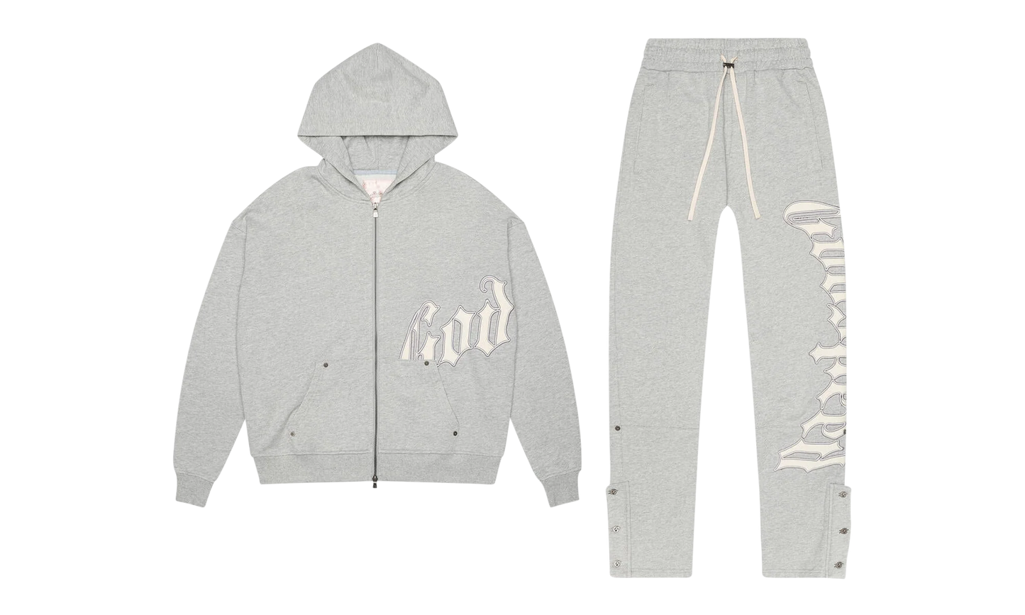 OG Logo Sweatsuit V2 "Heather Grey" I8BP9T8C