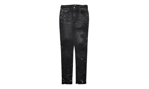 MX1 Painted Denim Patch Jeans "Aged Black" MBMX1 PDP ABL