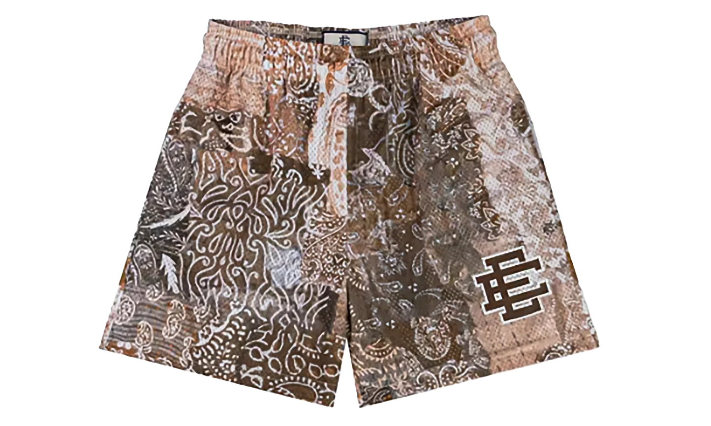 EE BASIC SHORT "SS24 - Mesh Brown/ White" EE798