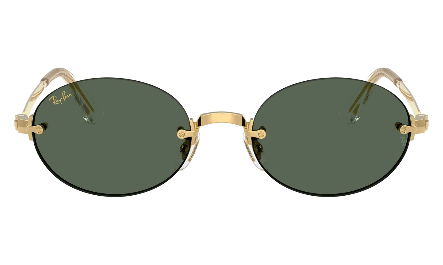 A$AP Rocky Rimless Oval "ARISTA / DARK GREEN" 0RB3929 001/71