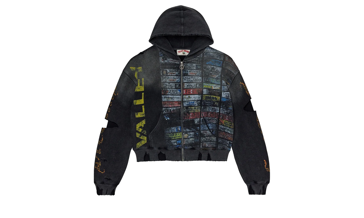 Vale Forever Zip Up Hoodie "Glitch" VAL74