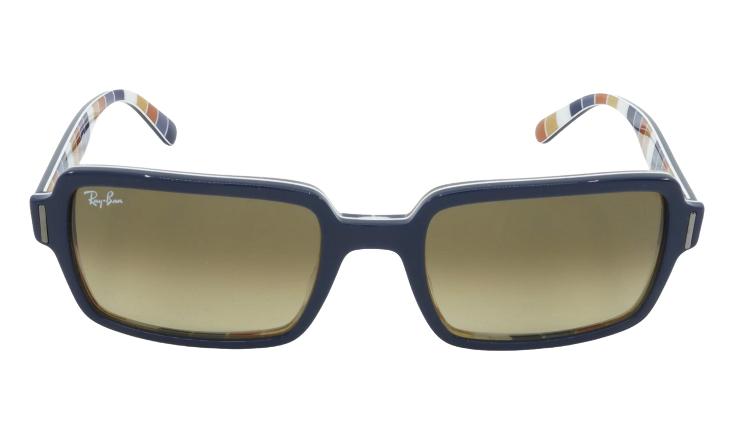 RECTANGULAR SUNGLASSES "BLUE ON STRIPES ORANGE" RB2189-132085_54