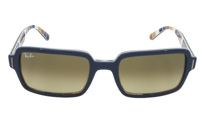 RECTANGULAR SUNGLASSES "BLUE ON STRIPES ORANGE" RB2189-132085_54