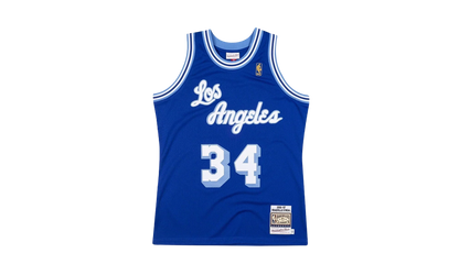 NBA Shaquille O'Neal Authentic Jersey "1996 Los Angeles Lakers - Royal" AJY4CP19140 LALROYA96SON
