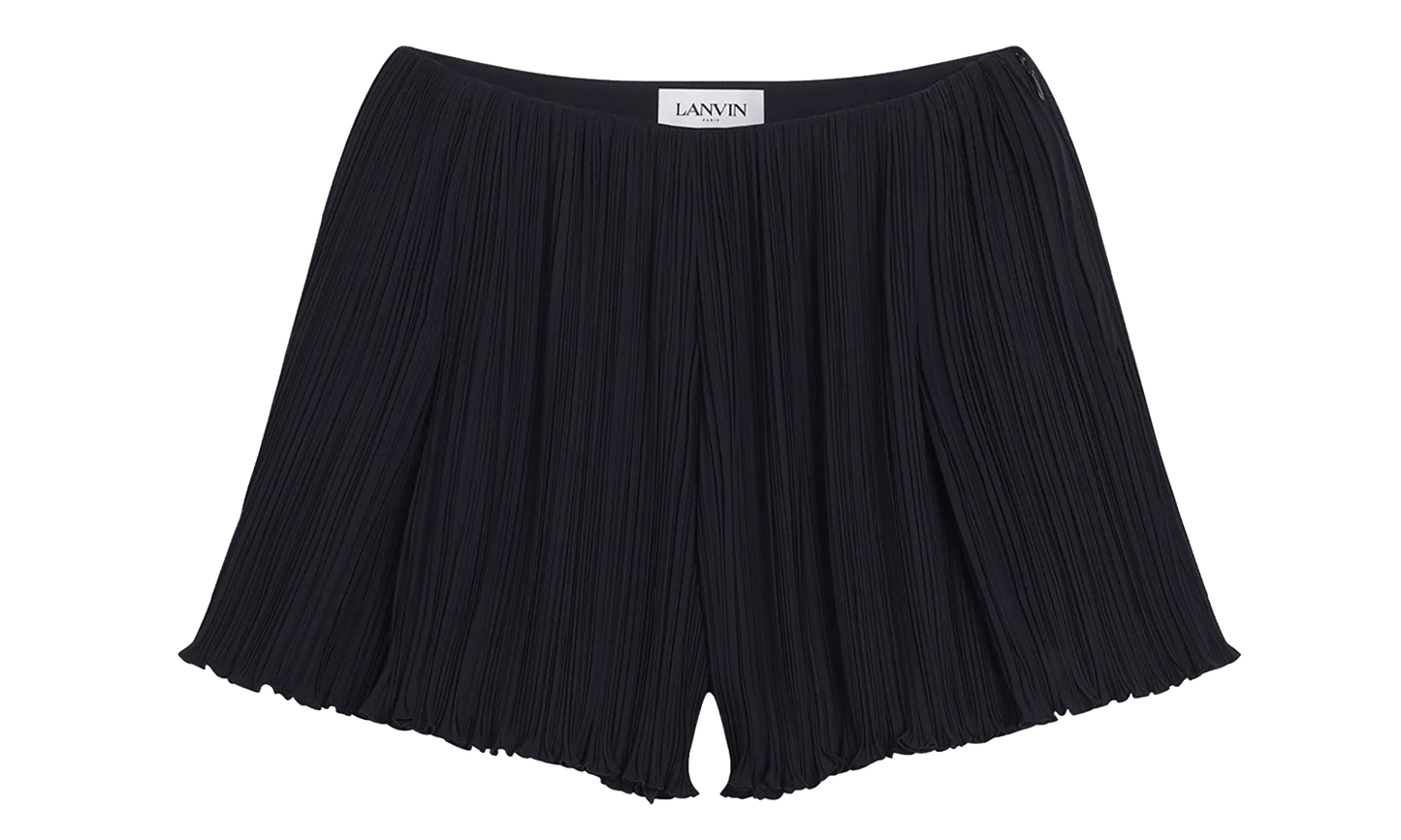PLEATED SHORTS "Black" RW TR0007 5904 P24 10
