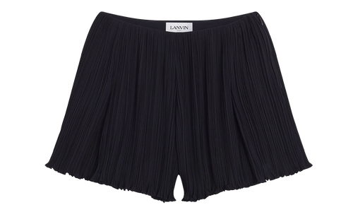 PLEATED SHORTS "Black" RW TR0007 5904 P24 10