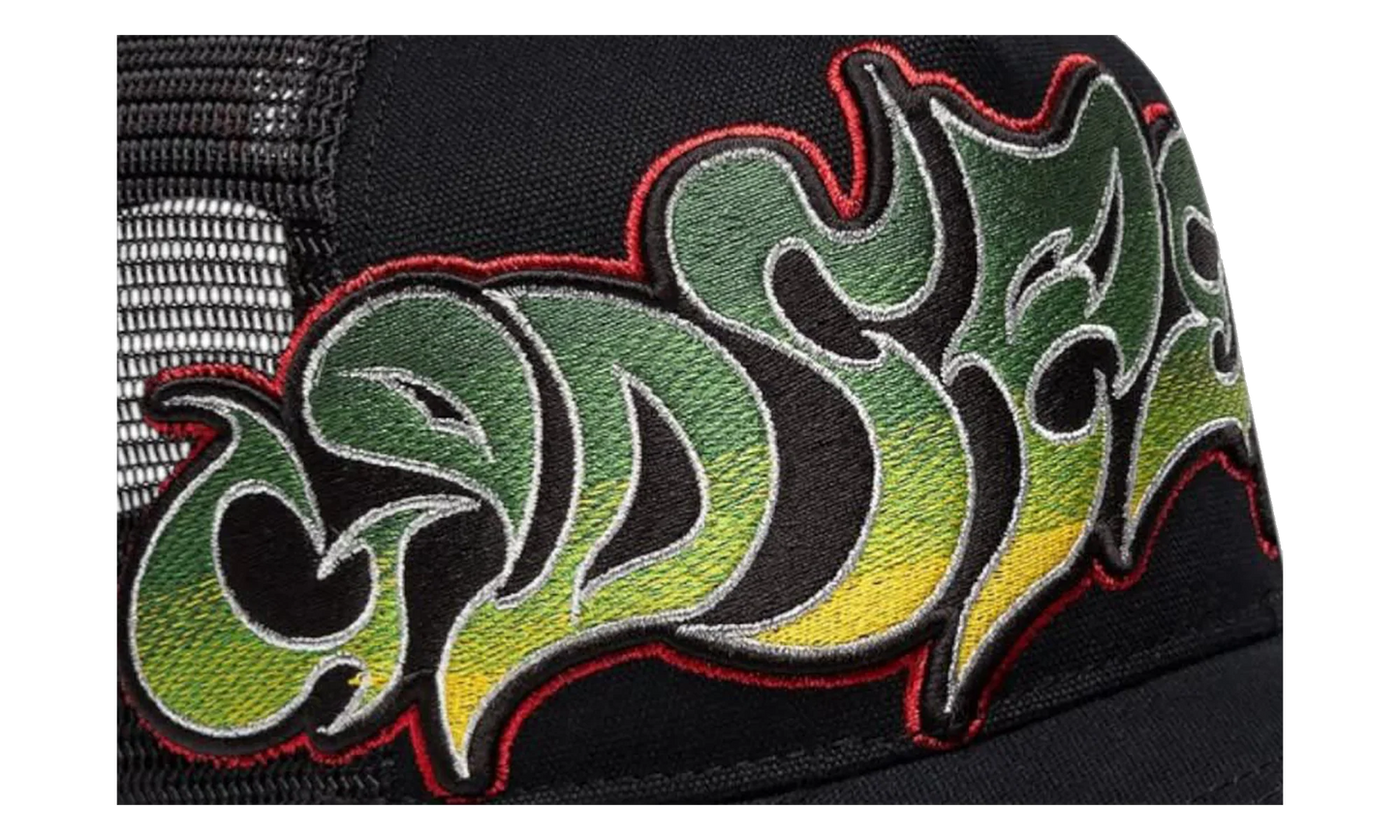 GS Neo Trucker Hat "Black / Yellow / Red" GS133