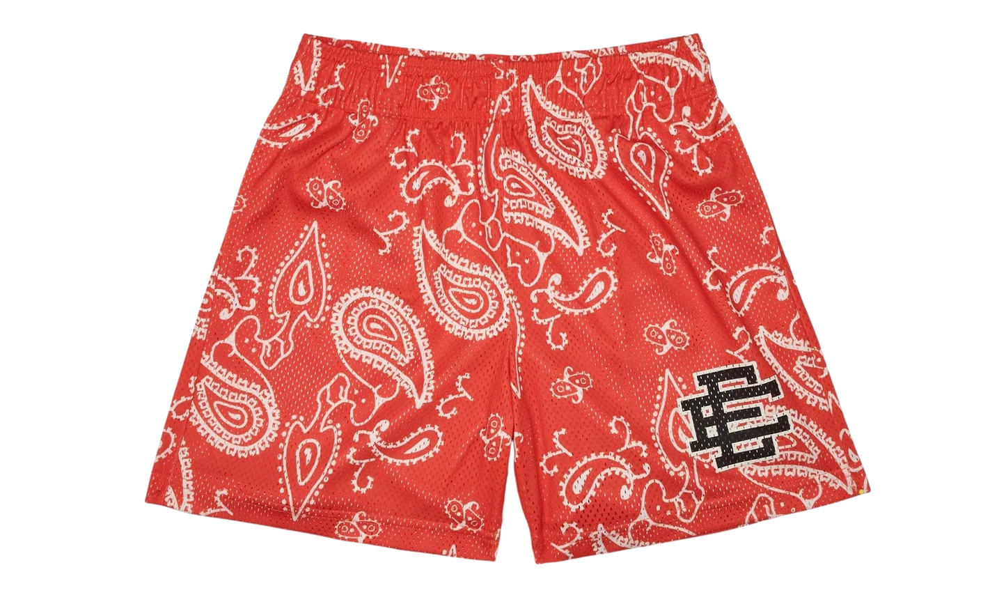 EE Basic Shorts "Paisley - Orange Black" EE165