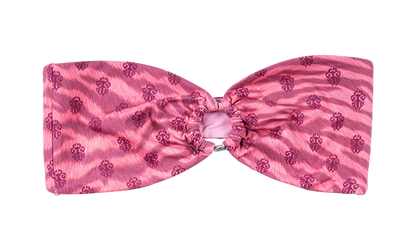 X dipped in blue bikini top "Pink" CHRM1080