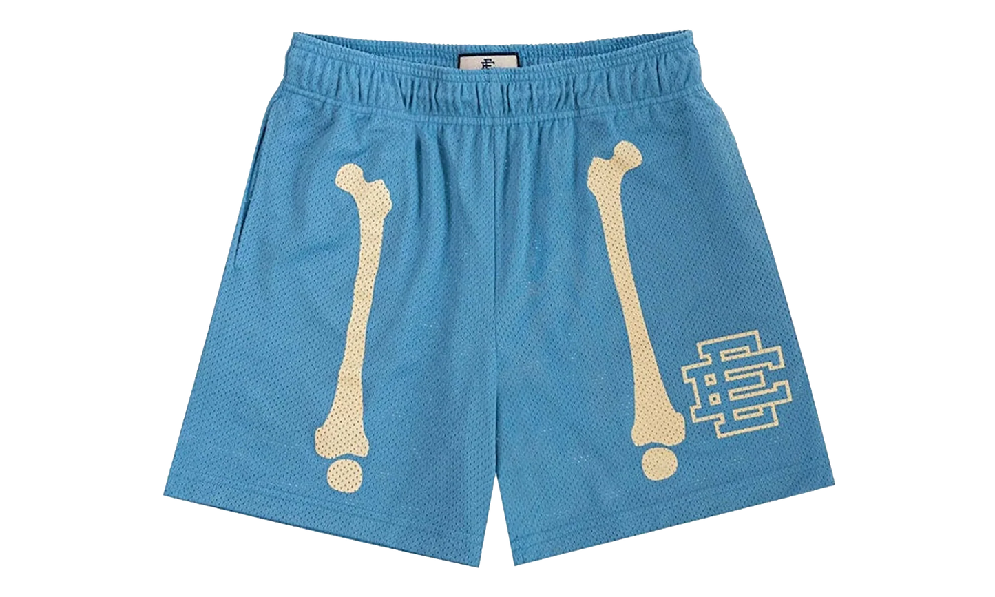 EE BASIC SHORT "Bones - Carolina Blue/ White Bones" EE752