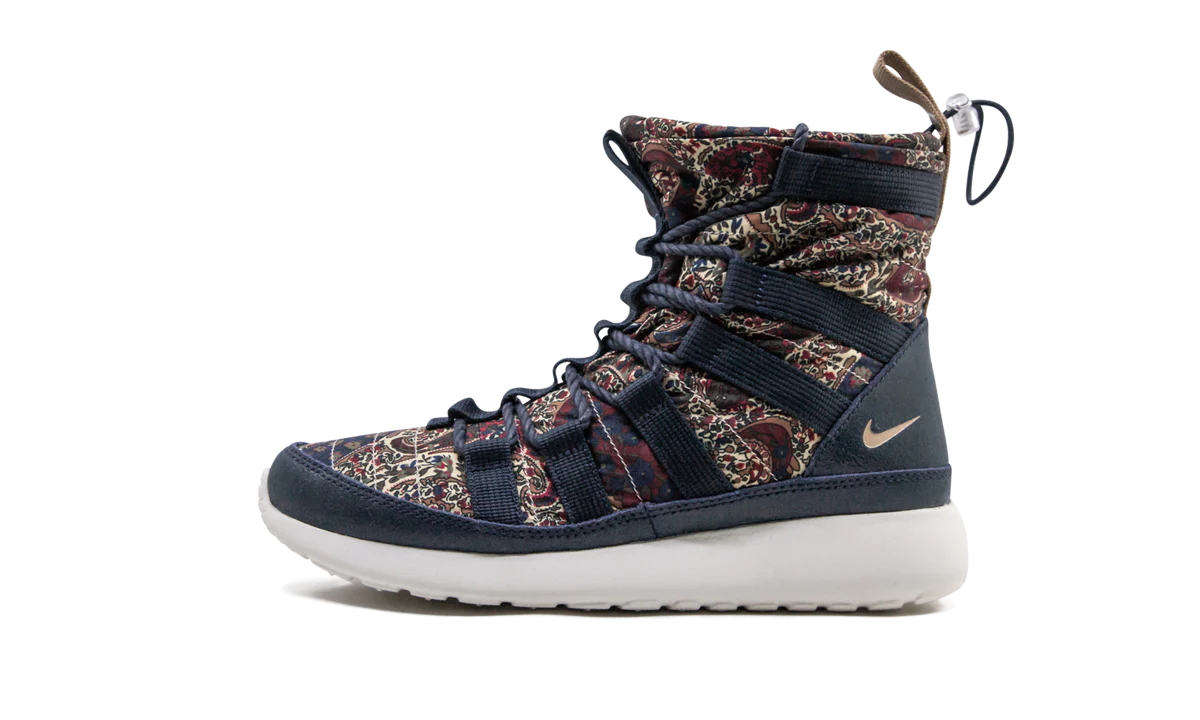 Roshe Run Hi Sneakerboot QS WMNS "Liberty of London Armory Navy" 633519 402