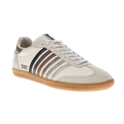 Stevie Metallic Lace Up Sneakers