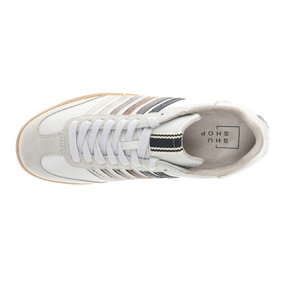 Stevie Metallic Lace Up Sneakers