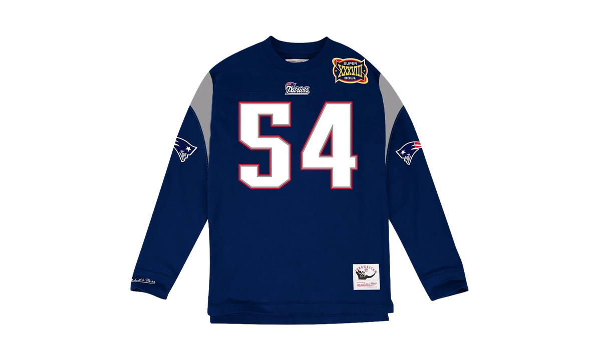 NFL Name & Number Longsleeve "New England Patriots - Navy" NNLSMG18064 NEPNAVY04TBS