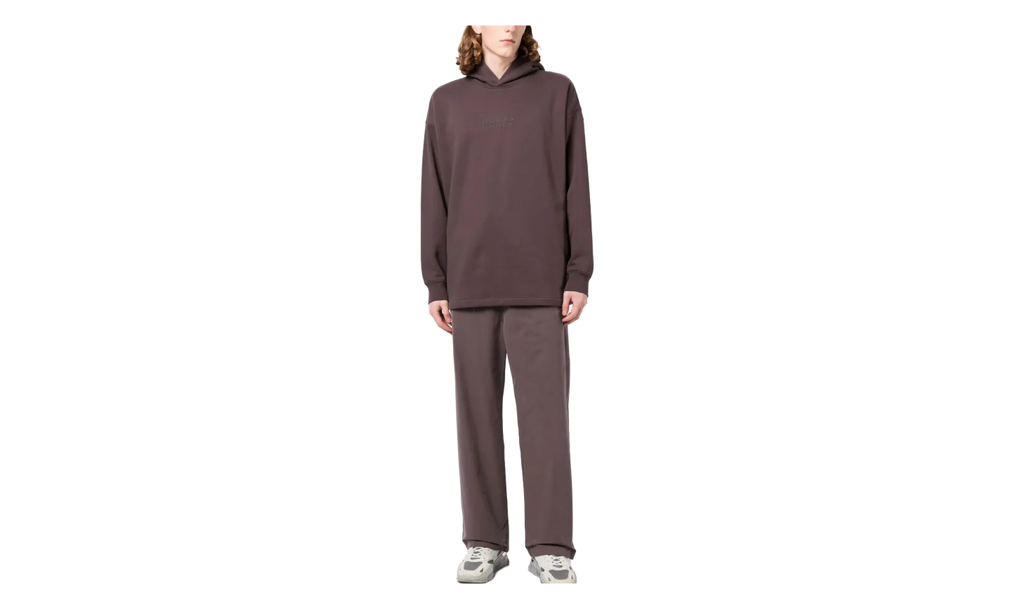 Relaxed Hooded Sweatshirt "Plum" 192BT222095F