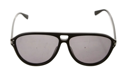 Aviator Logo Sunglasses "Black / Black / Silver" XA41764AC BBS