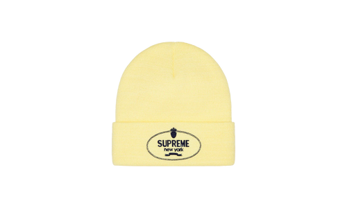Crest Beanie "FW24 -Light Yellow" SU968