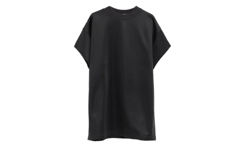 Satin Fleece 90's Muscle Tee "Vintage Black" 192HO256881F