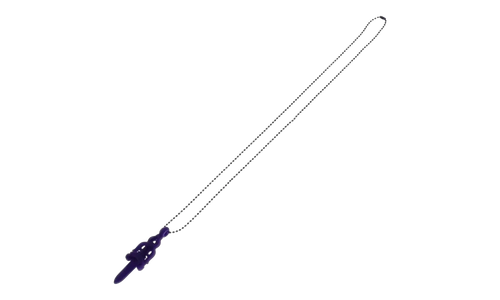 Silichrome Dagger Necklace "Purple" CHRM1029